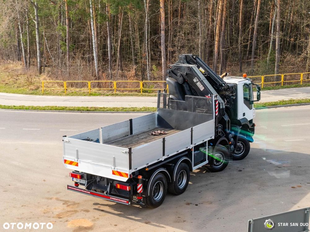 Iveco TRAKKER 450 8x8 HIAB 800E-7 FLy Jib Wciągarka HDS Żuraw - 11