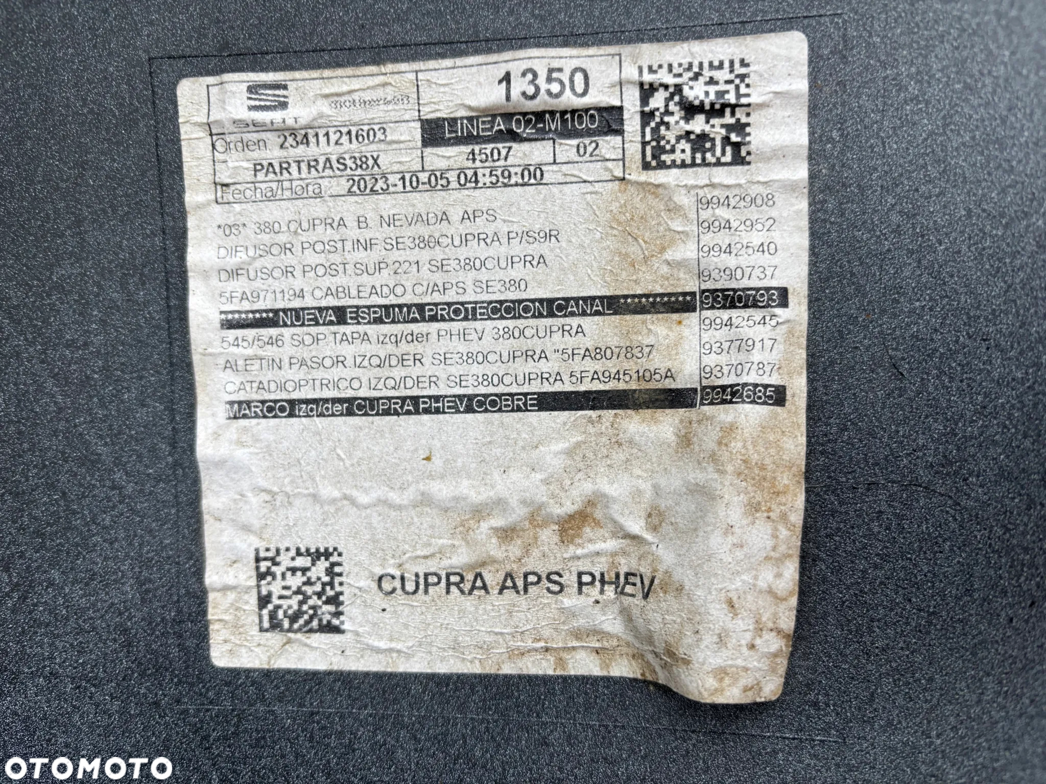 Zderzak Tylny Pod PDC Seat Cupra Leon IV Dyfuzor Biały LS9R Hatchback 5FA807837 5FA945105A 5FA807221 5FA807417E 5FA807421E - 19