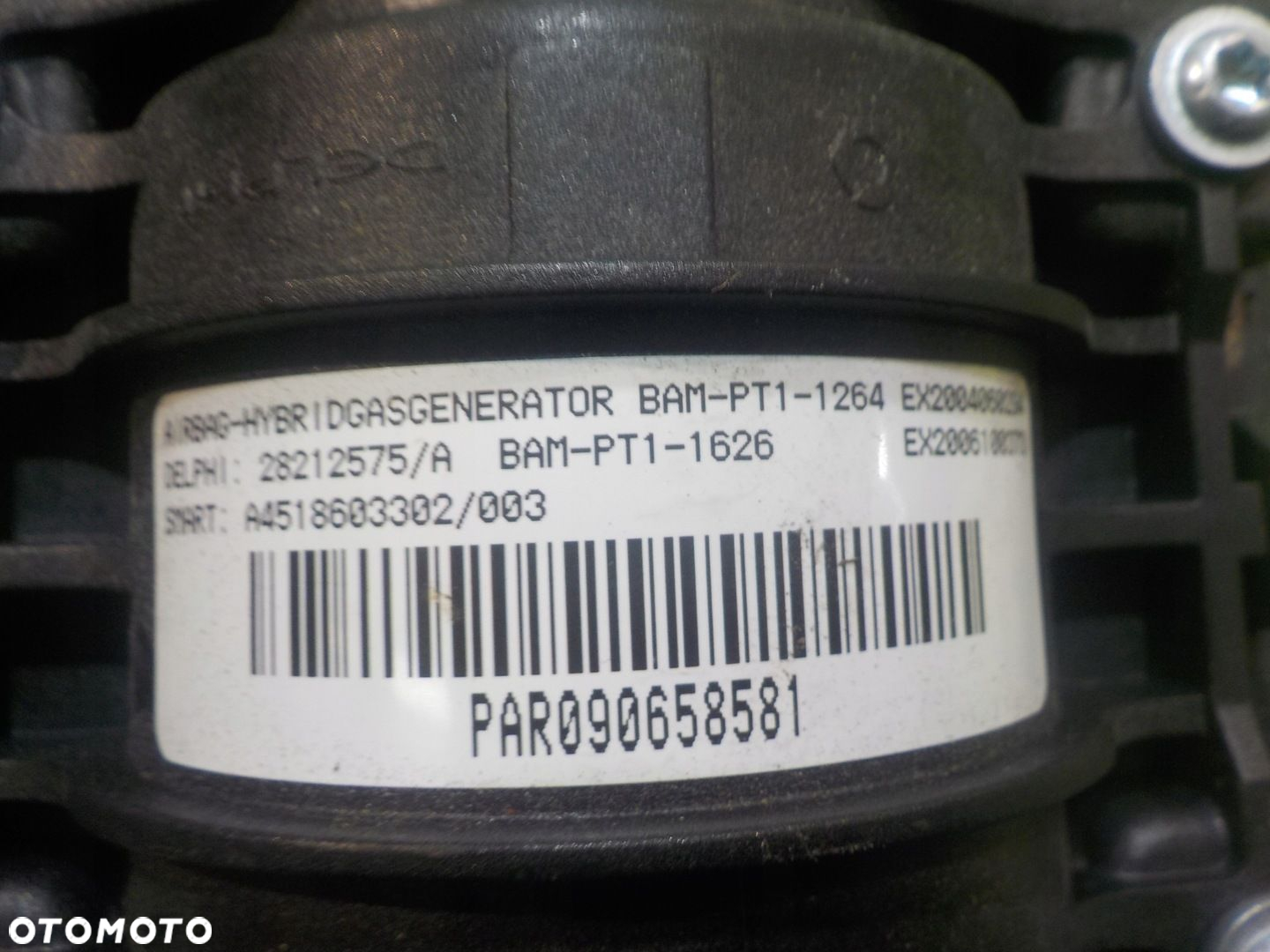SMART FORTWO II 451 09r 2D AIRBAG poduszka pasazera A4518603302 - 4