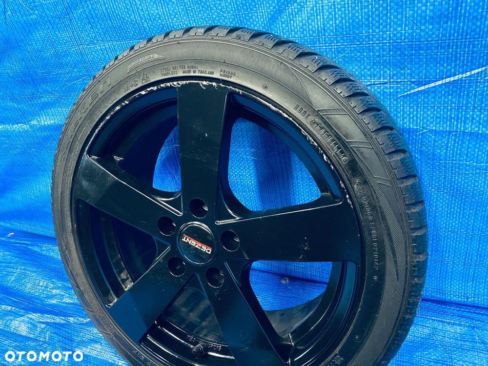 KOŁA KOŁO 17 FELGA ALUMINIOWE ALUSY 17" x 7J  5X112 ; 57,1mm ET48 KOMPLET ; OPONY ZIMOWE ZIMA FALKEN ; AUDI A3 8P 8V ; GOLF V VI VII VII PASSAT B5 B6 B7 ; TOURAN ; SKODA OCTAVIA SUPERB ; SEAT LEON ALTEA TOLEDO ORYGINAŁ KBA49295 - 12
