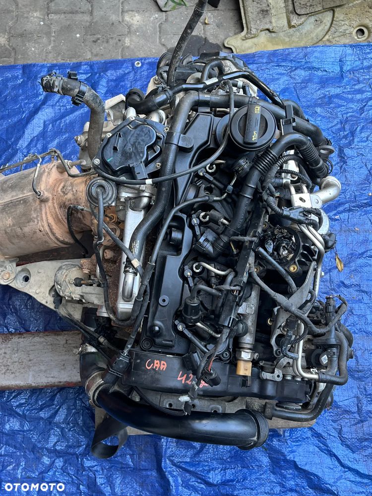 SILNIK KOMPLETNY 2,0 TDI VW TRANSPORTER T5 LIFTY T6 CAA MAŁY PRZEBIEG 42 TYS SILNIK CAA - 4
