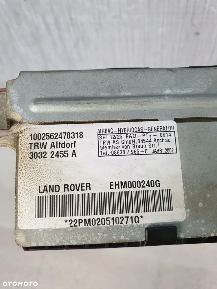 KURTYNA AIRBAG LEWA RANGE ROVER VOGUE L322 - 4