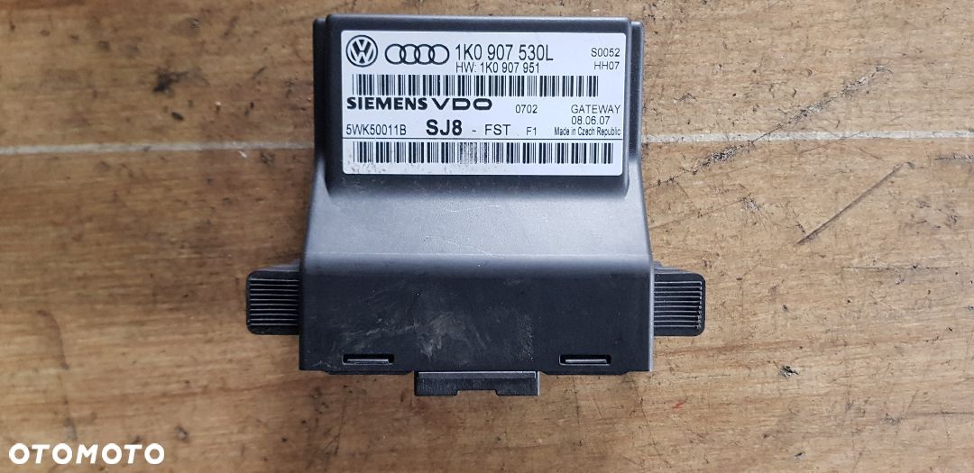 AUDI SEAT SKODA VW MODUŁ GATEWAY 1K0907530L - 1