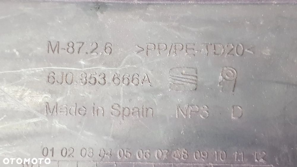 KRATKI KRATKA ZDERZAKA DOLNA LEWA PRAWA SEAT IBIZA IV 4 6J0853666A - 3