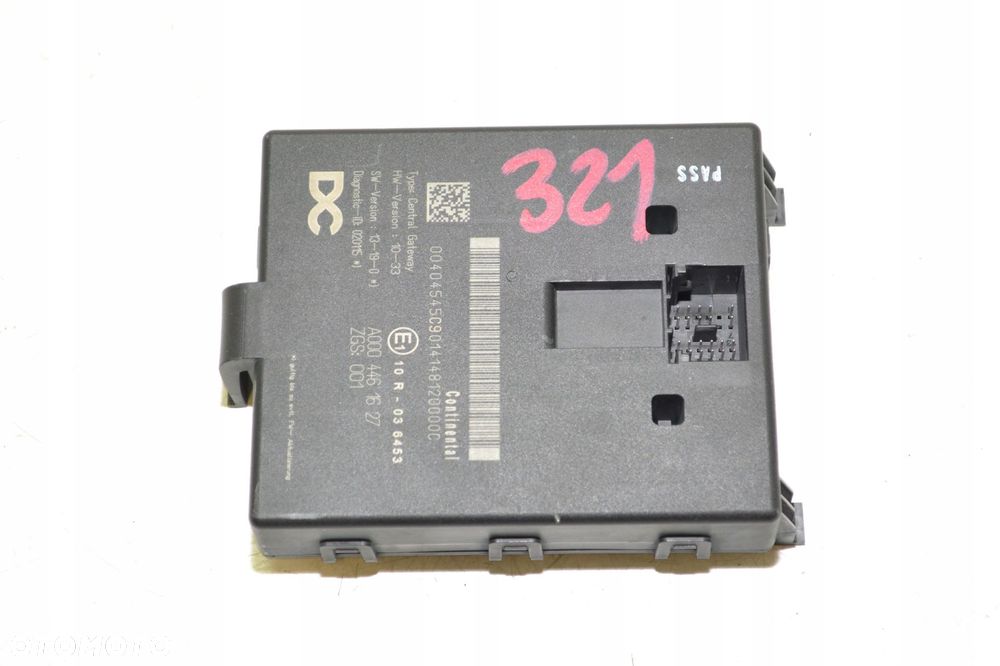 MERCEDES ACTROS MP4 STEROWNIK MODUŁ ZGS 0004461627 - 2