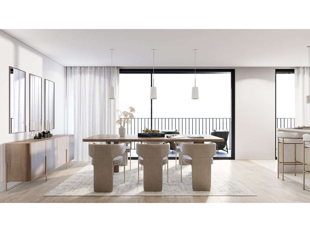 Apartamento T3 sala open space e box para um carro. - Grande imagem: 3/22