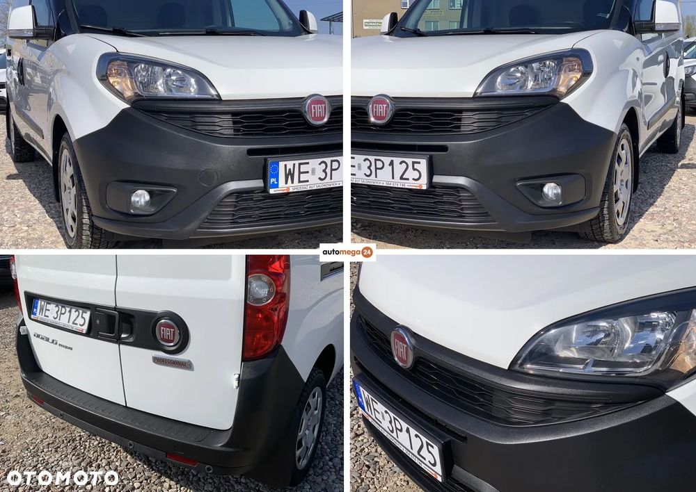 Fiat PROFESSIONAL DOBLO L2 Long VAN MAXI WZMOCNIONY Ładowność 961kg, Homologacja cięż. VAT-1, HAK 1300kg wpinany, BAGAŻNIK, Alarm, Czujniki parkowania, Halogeny, Podgrzewane fotele, Koła 16' MOCNY NAPĘD 1.6 MultiJet, 105KM Emisja spalin Euro-6, Skrzynia biegów 6cio stopniowa! Oryginalna zabudowa paki, - 5