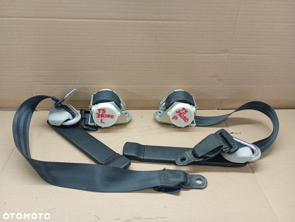 pas bezpieczeństwa tył lewe prawe 3 III rząd vw transporter t5 t5 lift 2003-2015 7H0857815K 7H0857816T - 1