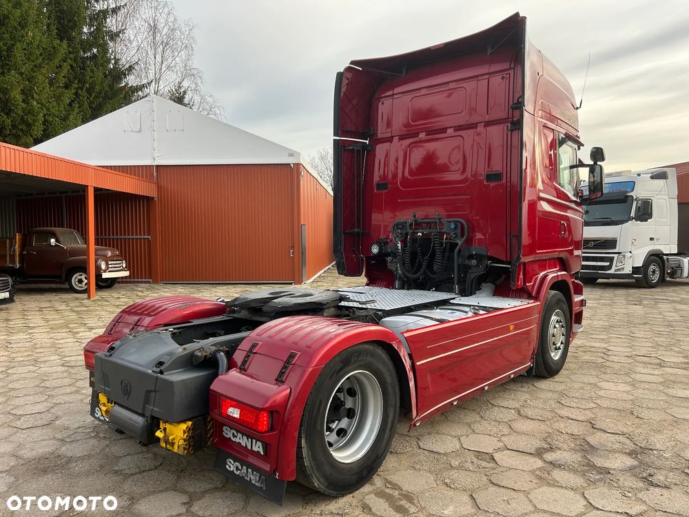 Scania R450 RETARDER / SKÓRY / NAVI / AUTOMAT / POLSKI SALON / ZBIORNIKI PALIWA 1500 L / LAMPY LED / FULL SPOJLERY / TYŁ 4 PODUSZKI / BARDZO ŁADNA SCANIA 2015 ROK !! - 5