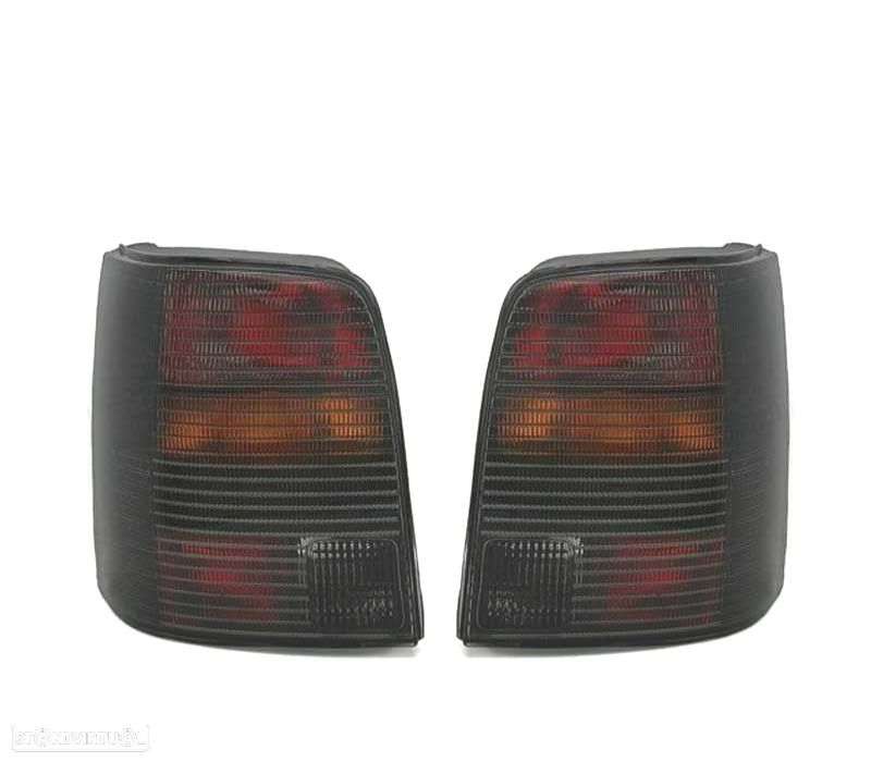 FAROLINS TRASEIROS VOLKSWAGEN VW PASSAT 3B VARIANT 96-00 PRETO - 2
