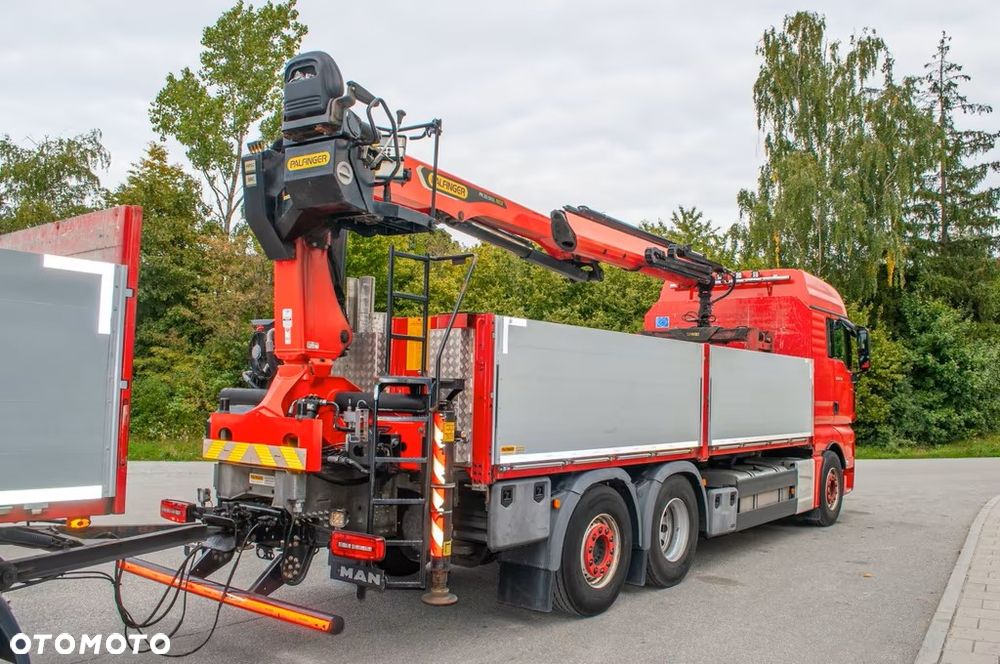 MAN TGX 26.510 + przyczepa  Schwarzmüller T-Serie | HDS Palfinger  PK 20.501L TEC3 | oś podnoszona i skrętna - 5