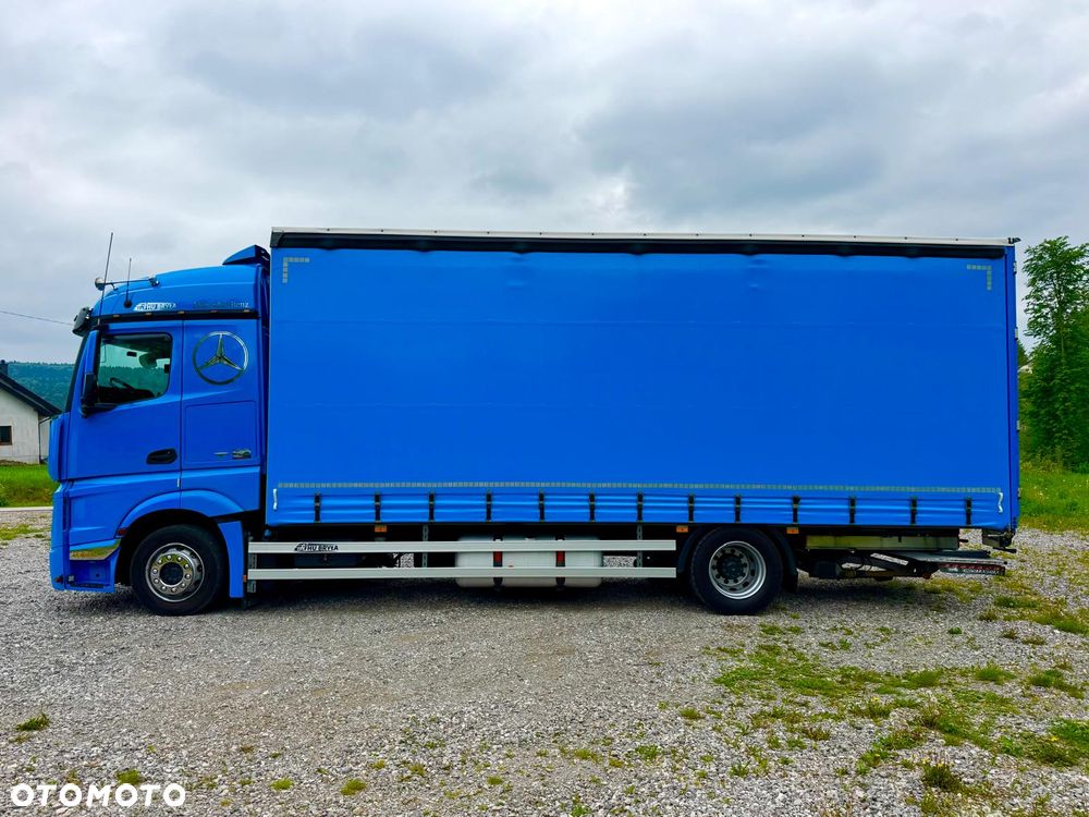 Mercedes-Benz ACTROS 1833 / FIRANKA / WINDA / NOWY TACHOGRAF G2V2 / 19PALET / 8TON ŁADOWNOŚCI / AUTOMAT / DUŻY SILNIK  / SYPIALKA / SERWISOWANY / 2018 / JAK NOWY  / - 8