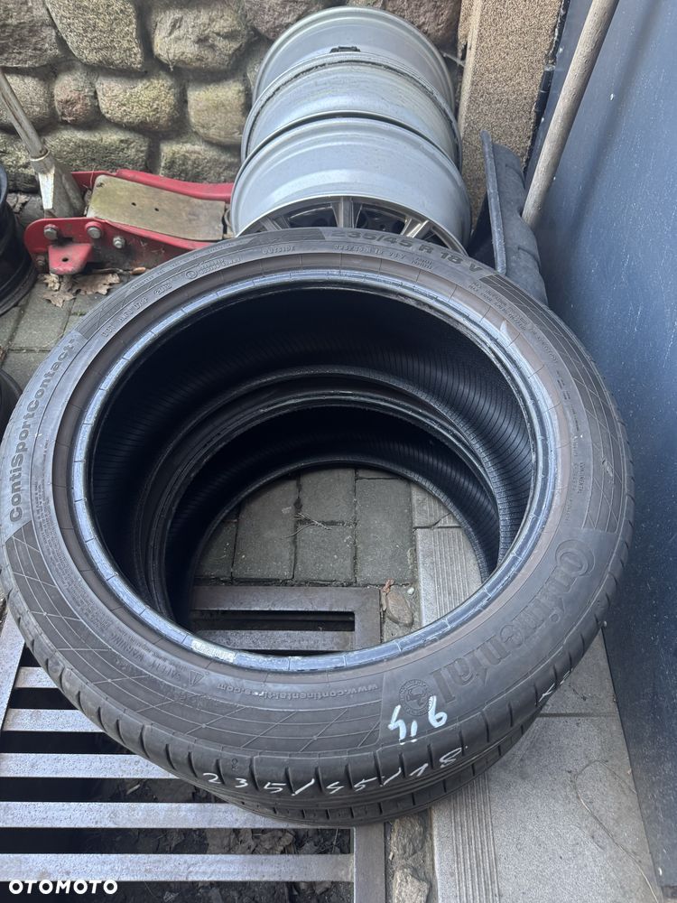 2 sztuki opon letnich 235/45/18 CONTINENTAL Używane F-Vat - 2
