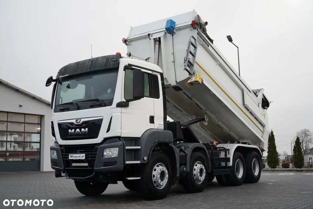 MAN TGS 35.460 / 8X4 / WYWROTKA TYLNOZSYPOWA  / HYDROKLAPA / MEILLER KIPPER / AUTOMAT / EURO 6 - 1