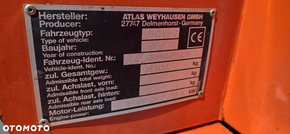Atlas <<ATLAS 1304, 1999 rok, błotniak, sprowadzona z Holandi>> - 11