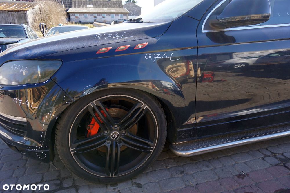 MASKA ZDERZAK BŁOTNIKI LAMPY Q7 4L LIFT LZ5Q  AUDI 2009-2015 CZARNY PRZÓD KOMPLETNY - 8