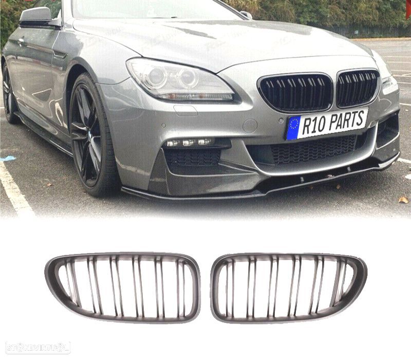 GRELHAS FRONTAIS BMW F06 F12 F13 11-18 LOOK M6 - 1