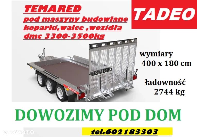 TEMARED TEMARED BUILDER 3 4018/3 3,5t 3 osie - 2