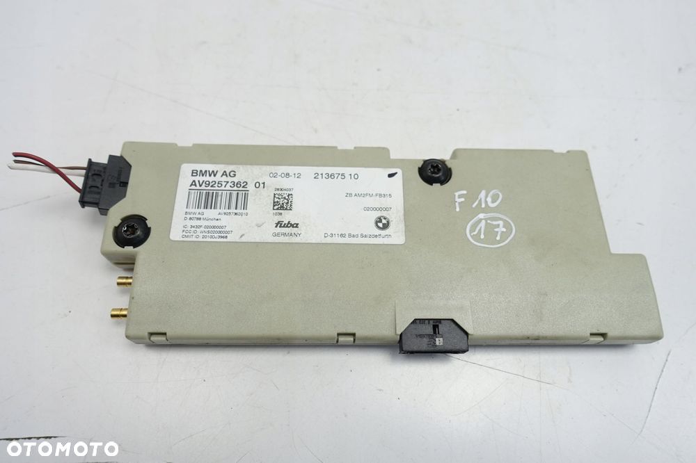 BMW F10 MODUŁ STEROWNIK ANTENY sensor 9257362 - 1