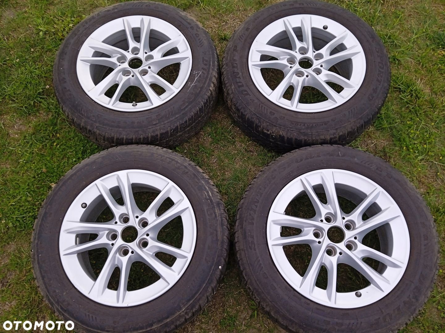 Felgi aluminiowe 5x112 BMW 2 F44 F45 F46 F40 czujniki Opony 195/65 16 - 1