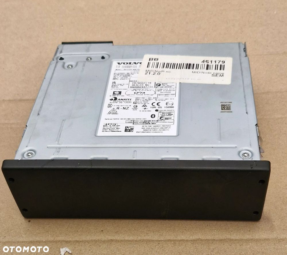 VOLVO FH5 FM5 RADIO STEROWNIK MODUŁ GPS GSM 24358569.P03 - 1