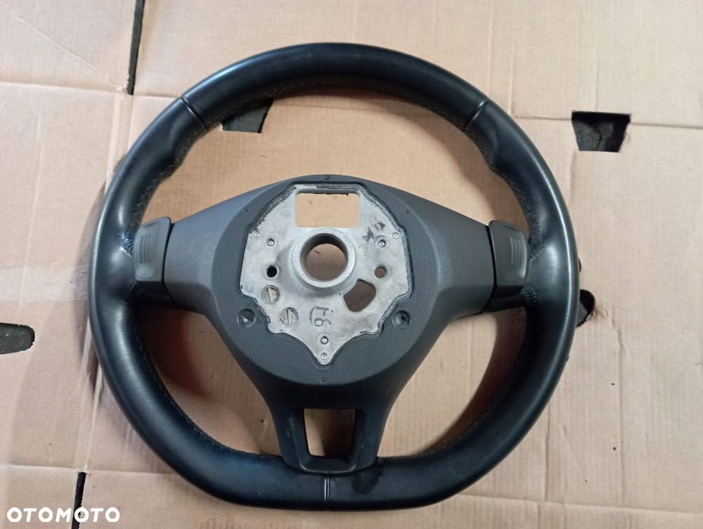VW SHARAN II 2 KIEROWNICA SKÓRA MULTIFUNKCJA 6C0419091J - 9