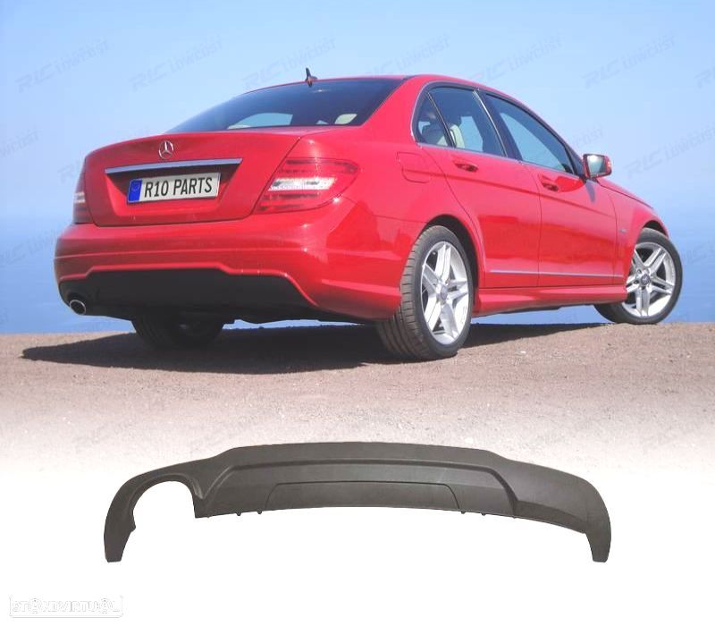 DIFUSOR TRASEIRO MERCEDES CLASE C W204  12- SAIDA ESQUERDA - 1