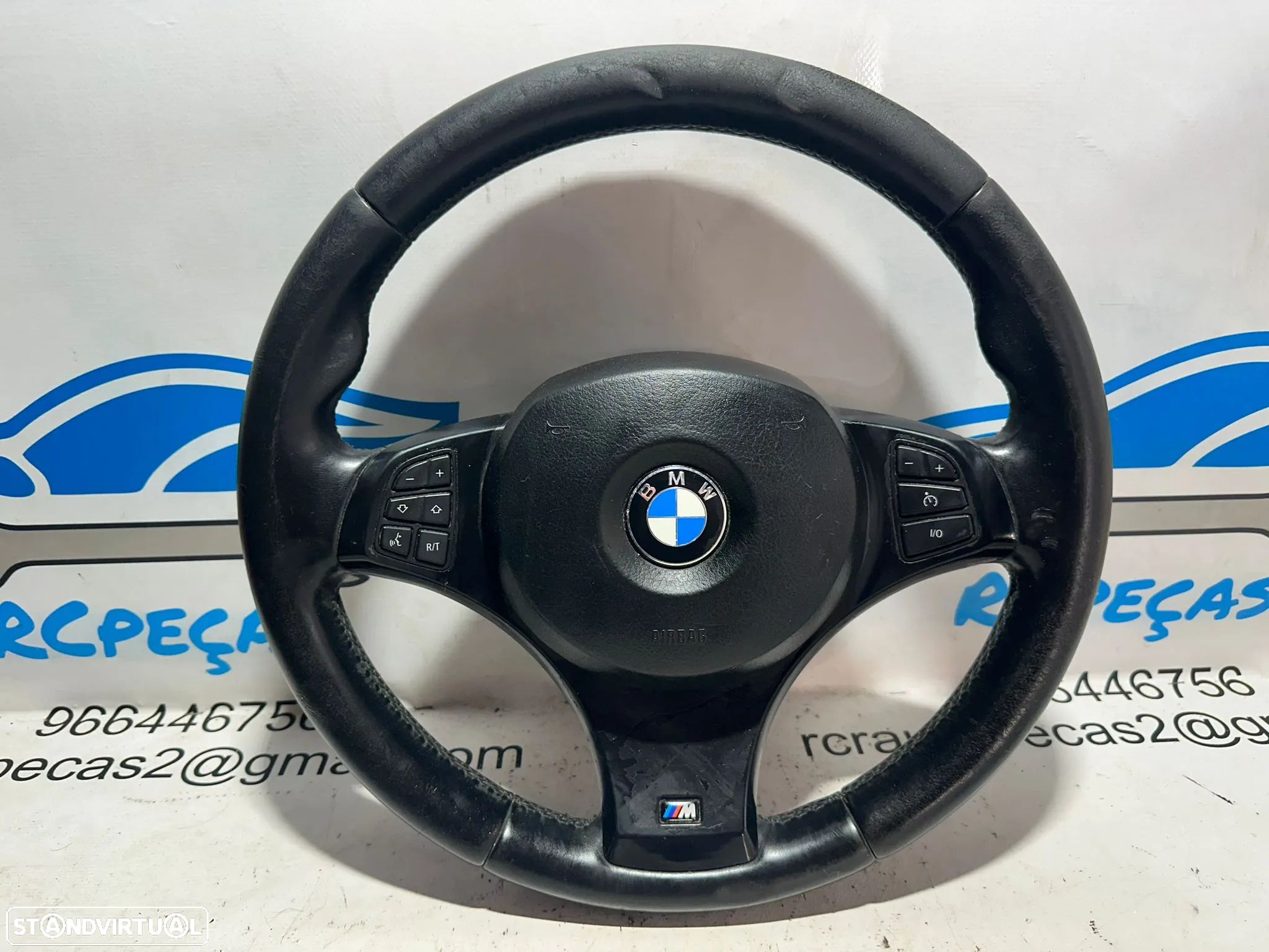 Volante Pele Perfurada Multifunções Botões Original BMW Pack M X3 E83 3448451 - 1