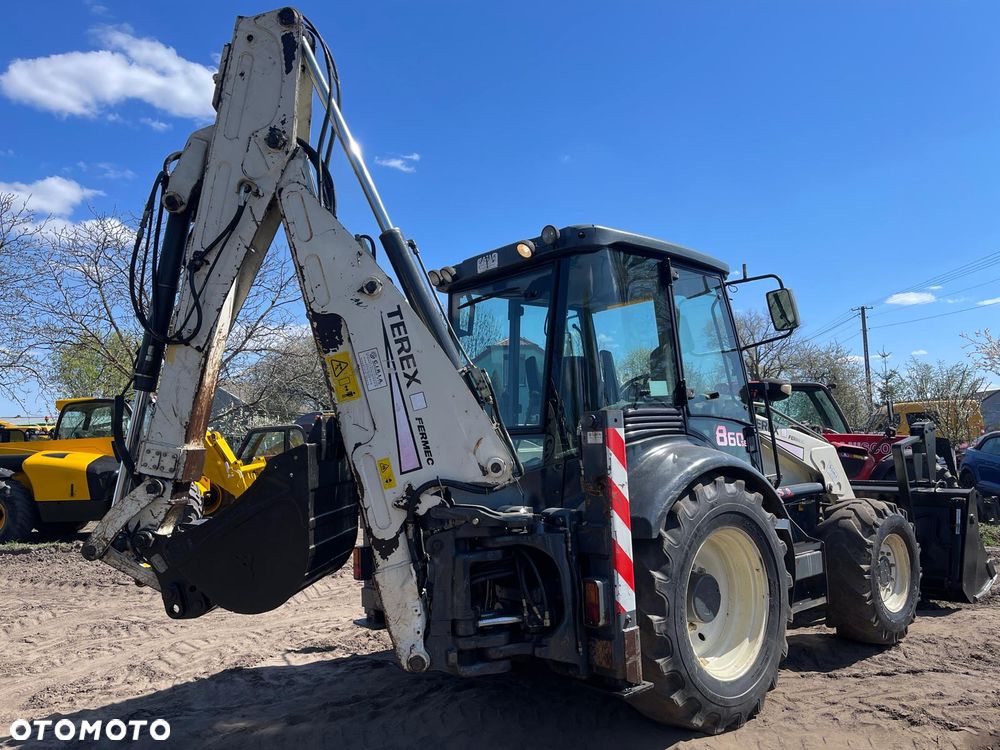 Terex Koparko Ładowarka Koparka Terex 860 SE, 2004 ROK, Szczęka Krokodyl, Widły do palet, Ramię z teleskopem_Cała w Oryginale Niemalowana_GOTOWA DO PRACY_BRUTTO! - 3