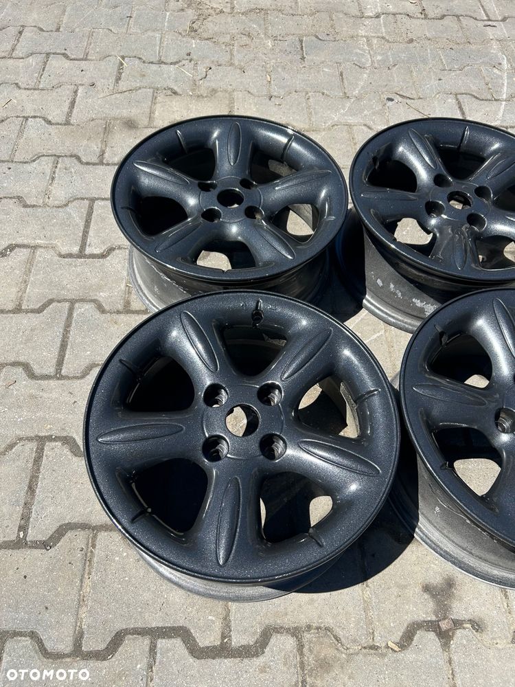 Alufelgi Peugeot Citroen 15 cali 4x108 oryginalne czarne - 6