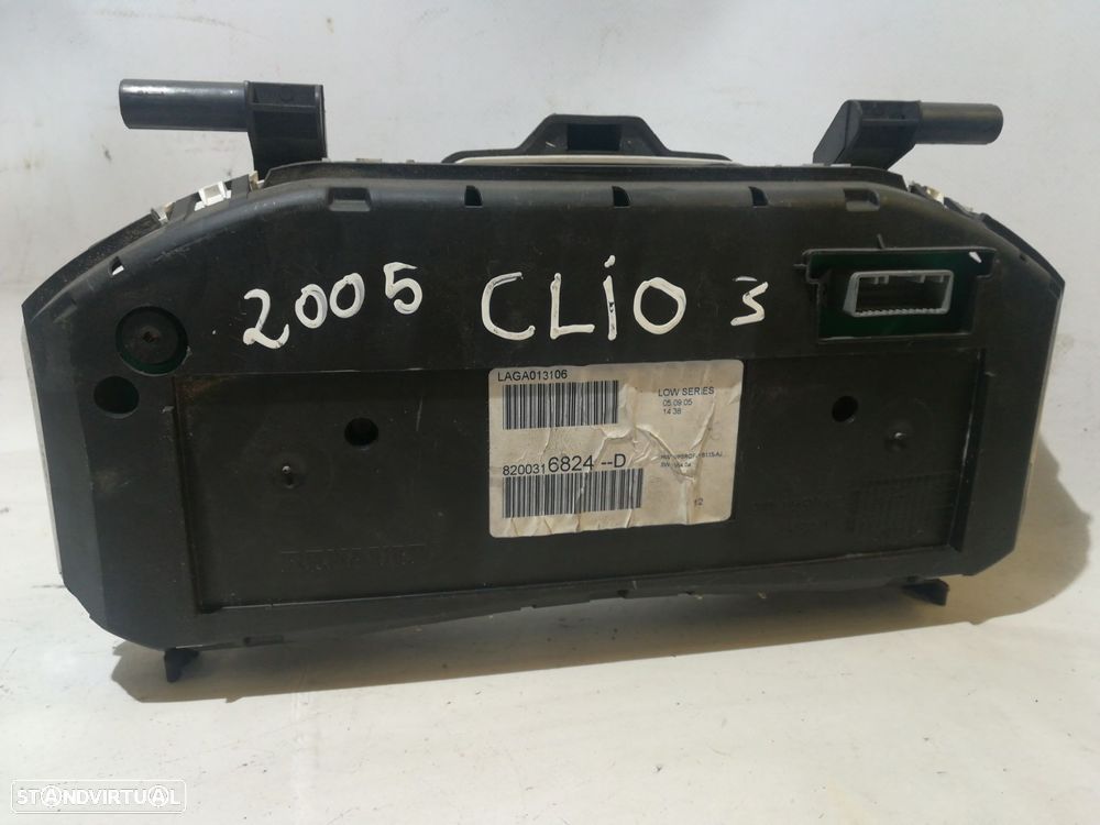 Quadrante / painel de instrumentos RENAULT Clio III (BR0/1, CR0/1) - 2