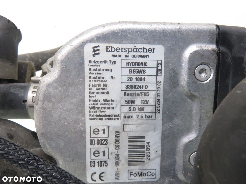 WEBASTO FORD KUGA II BENZYNA AV6118K464CK AV6118K463CL - 9