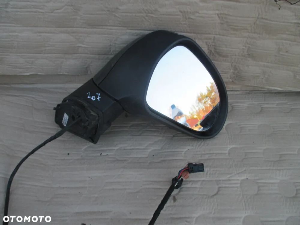 Lusterko prawe PEUGEOT 207 9 PIN EUROPA - 1