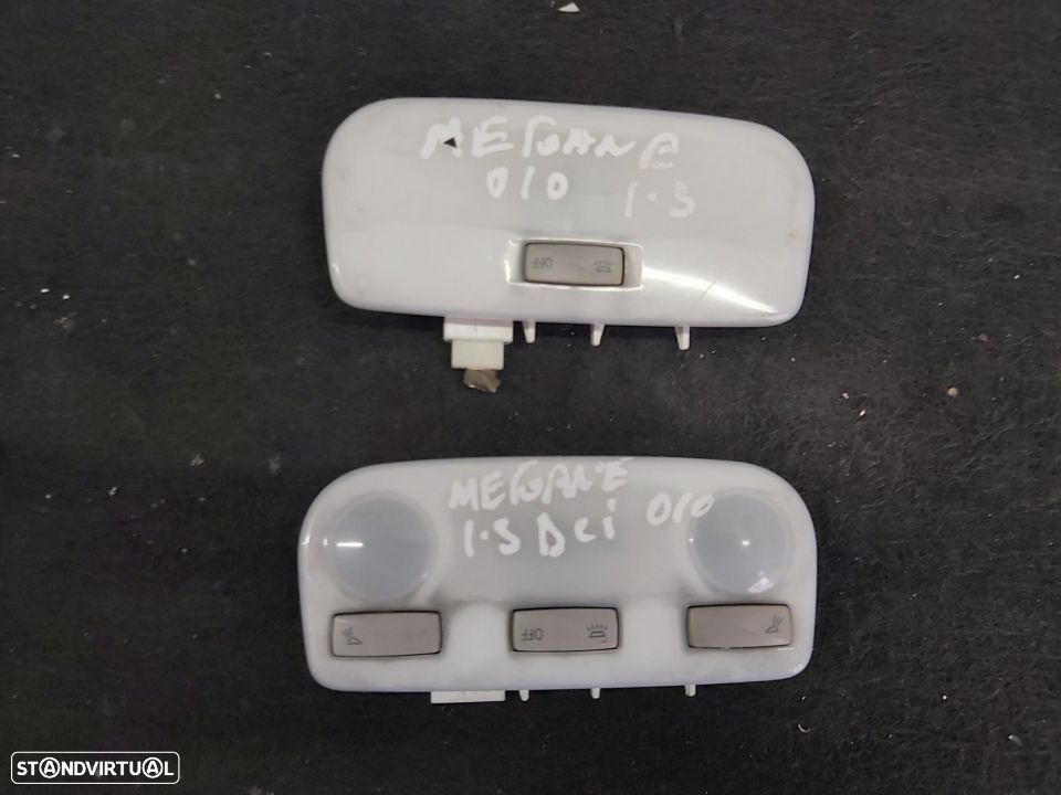 Plafonier Luzes Renault Megane 3 2010  preco unitario - 2