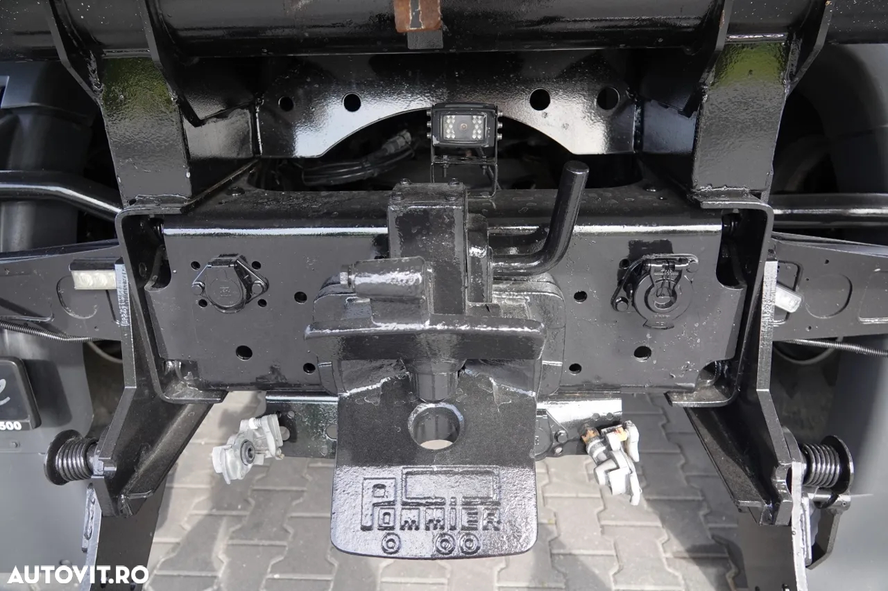 MAN TGS 26.360 / 6X2 / BASCULĂ + HDS FASSI F155A / CAPACITATE DE RIDICARE 6 160 KG / BORDMATIC / AXĂ RIDICATĂ / EURO 5 - 18