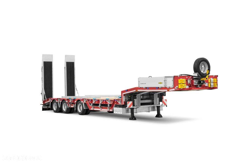 Humbaur Niskopodwozie z zagłębieniami na koła, ocynkowane - 10