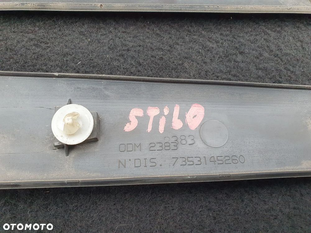 FIAT STILO LISTWA DRZWI LEWY PRZÓD 7353145260 - 5