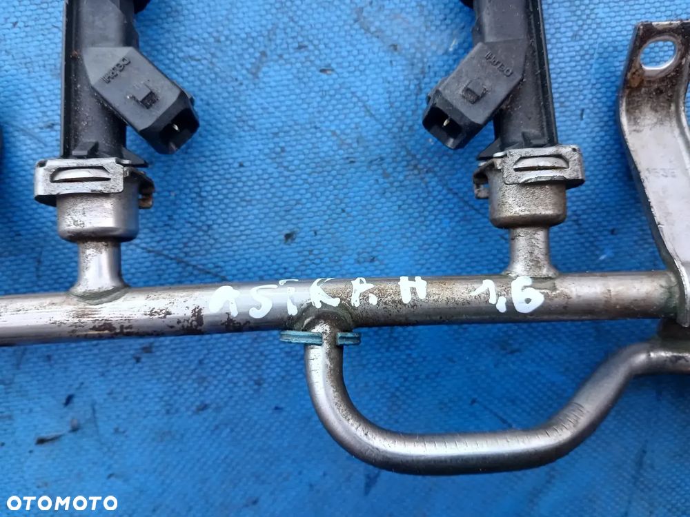 OPEL ASTRA H MERIVA A ZAFIRA B 1.6 Z16XEP wtryski 25343299 listwa wtryskowa - 4