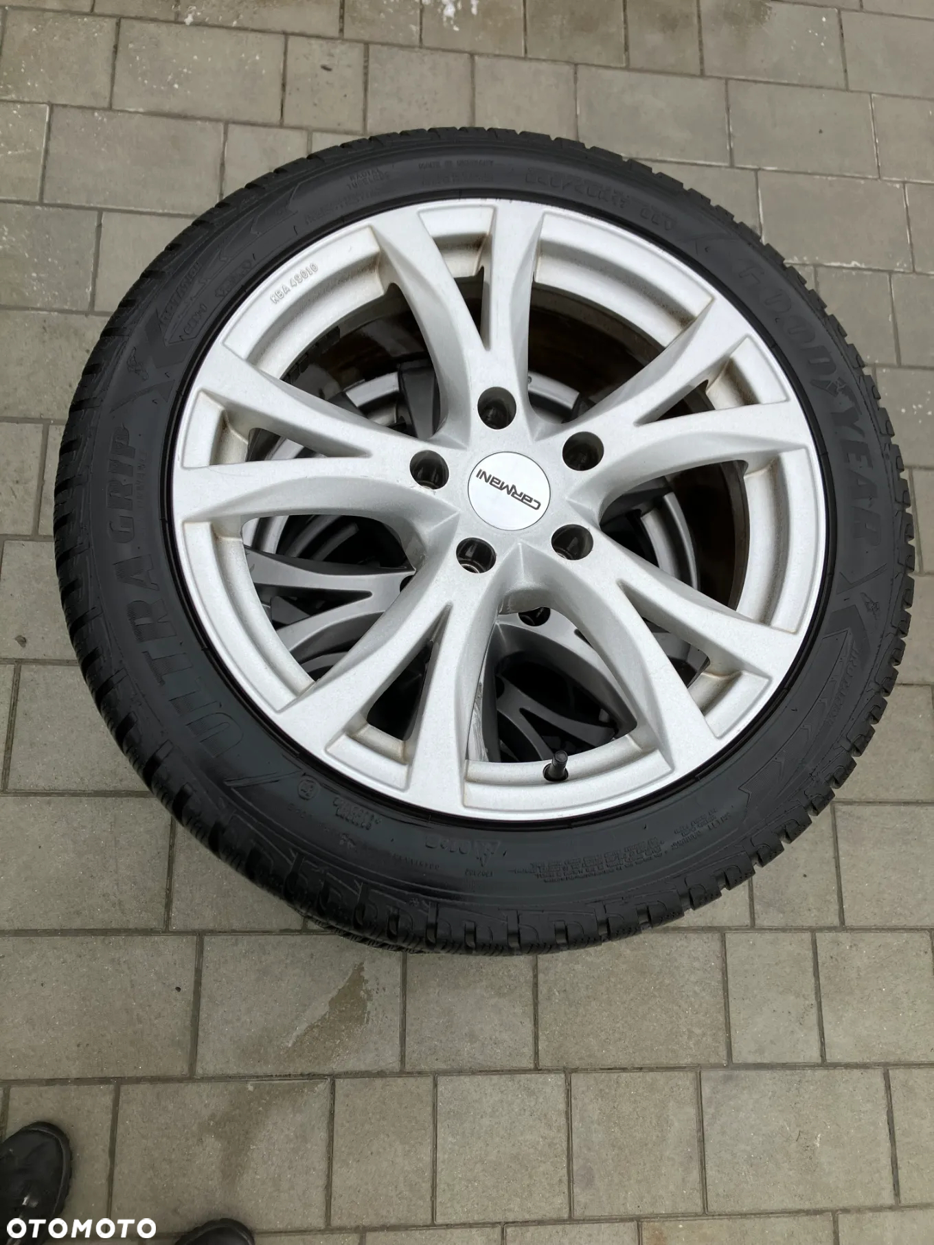 ALUFELGI KOŁA BMW E60 E61 X-DRIVE XD 17 CALI ET40 IS40 GOODYEAR ULTRAGRIP 245/45/17 ZIMA 5x120 KOŁA FELGI - 4