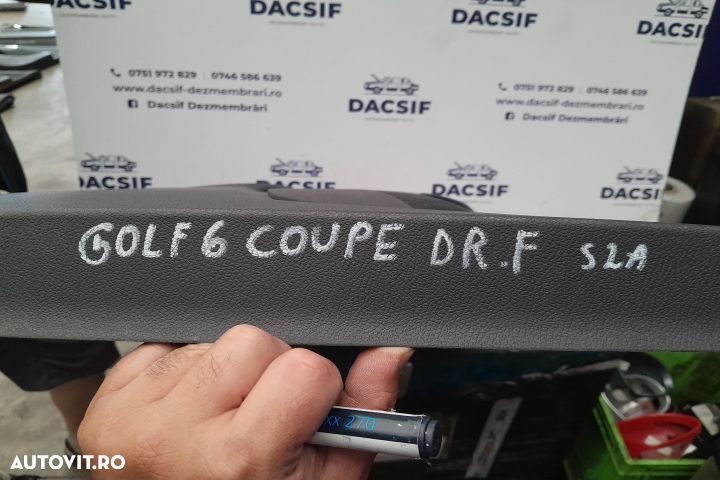 Fata / Tapiterie usa dreapta 5K3867012 5K3867012 Volkswagen VW Golf 6 - 3