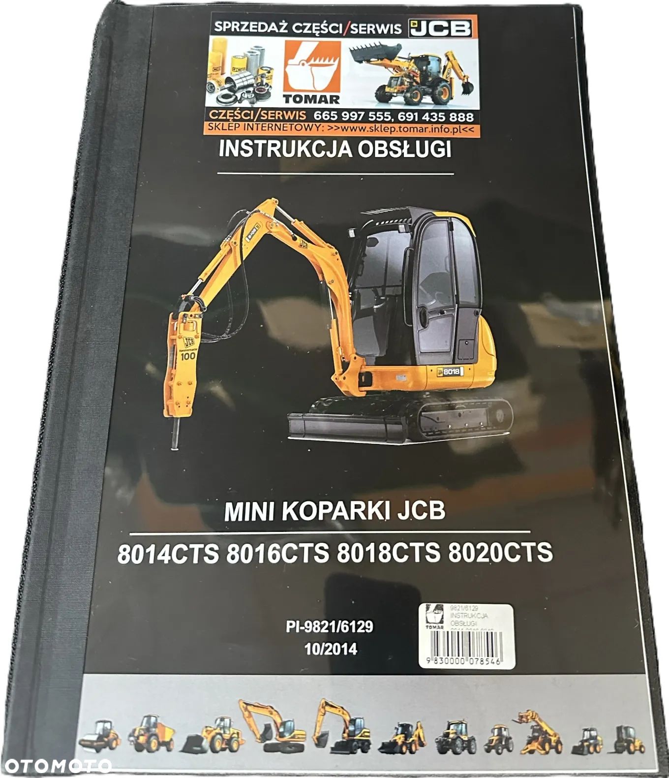 Instrukcja obsługi operatora MINI Koparka JCB 9821/6129 - 1