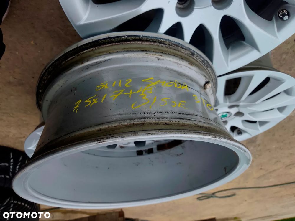 5x112 Felgi Aluminiowe Alufelgi Oryginalne 17 Koła 3T0 SKODA OCTAVIA II III IV 2 3 4 SUPERB YETI KODIAQ KAROQ Legnica ALU-RAD VW SEAT AUDI - 13