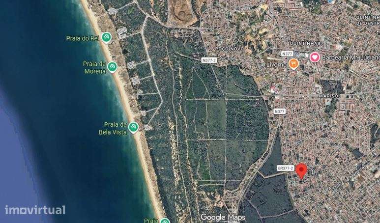 Land for sale in Aroeira near the beach and nature 307m2 - Grande imagem: 2/3