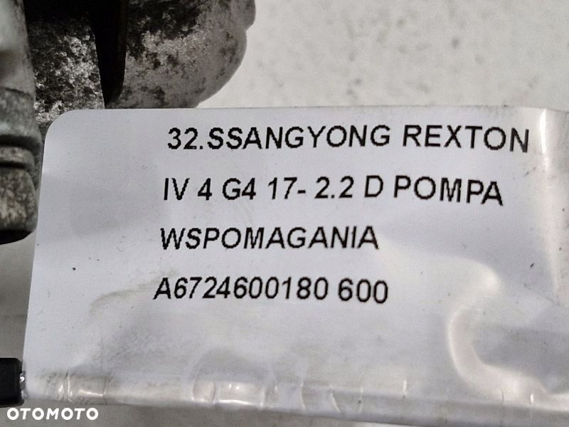 SSANGYONG REXTON IV 4 G4 2.2 D POMPA WSPOMAGANIA A6724600180 - 7