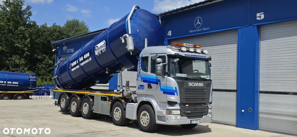 Scania R 490 10x4 asenizacyjny wuko cysterna zabudowa 2025r 32m3 - 2