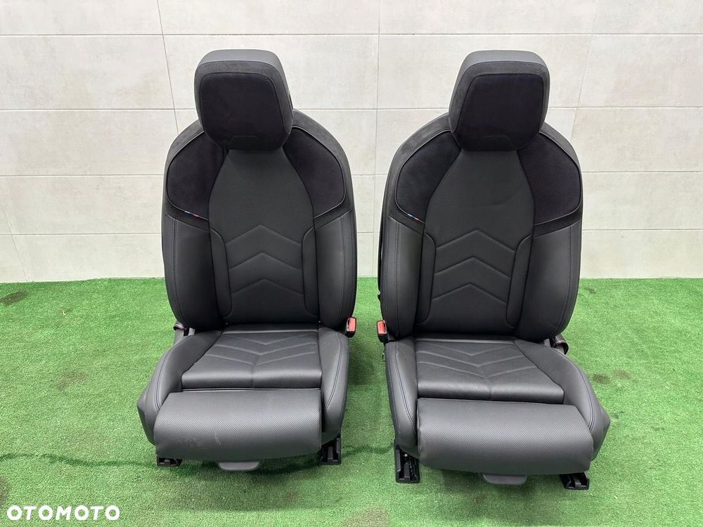 BMW 5 G60 ŚRODEK TAPICERKA FOTELE TUNEL KANAPA BOCZKI SKÓRA M-PAKIET - 2