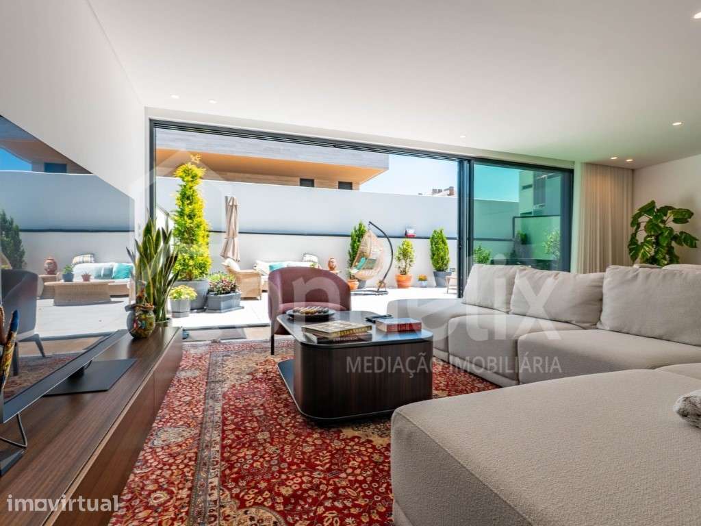 Moradia T5 nova | Vista mar | 150m da praia | Canidelo - Grande imagem: 5/60