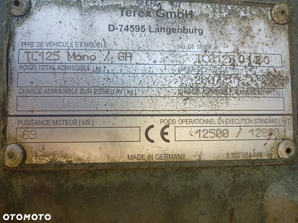 Terex TC125 - 5