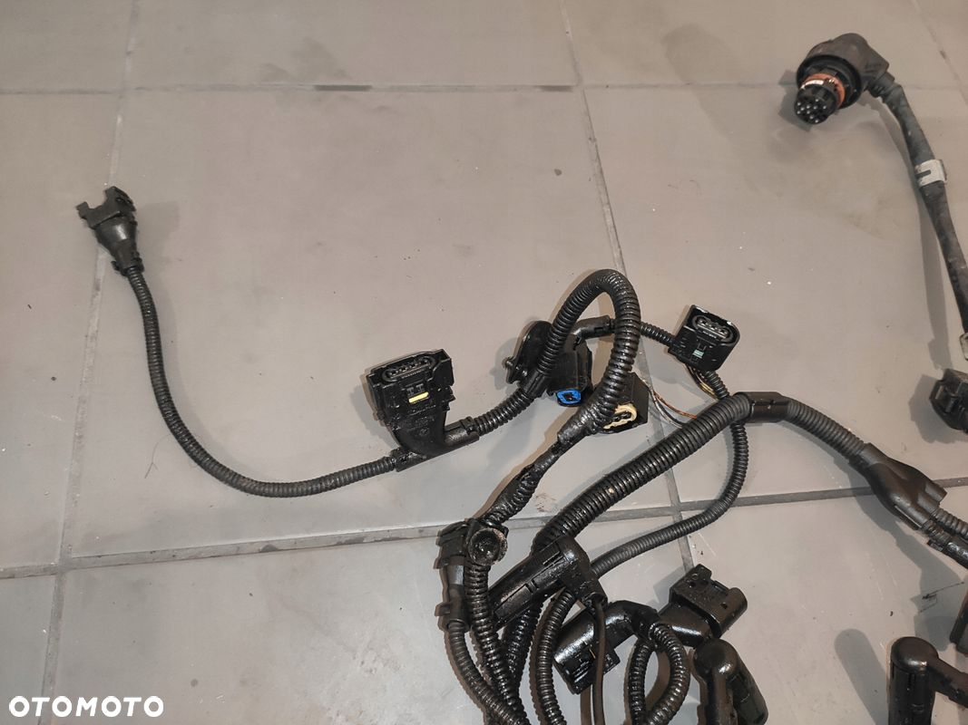 BMW X5 E70 3.0D M57 OKABLOWANIE INSTALACJA WIĄZKA SILNIKA WTYCZKI KPL ORYG - 7