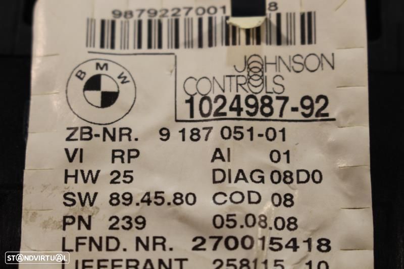 Quadrante Bmw 1 Coupé (E82)  Quadrante Bmw Serie 1 E81 / E82 / E87 / E - 9